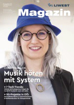 I am featured in the cover story of LIWEST Kundenmagazin
