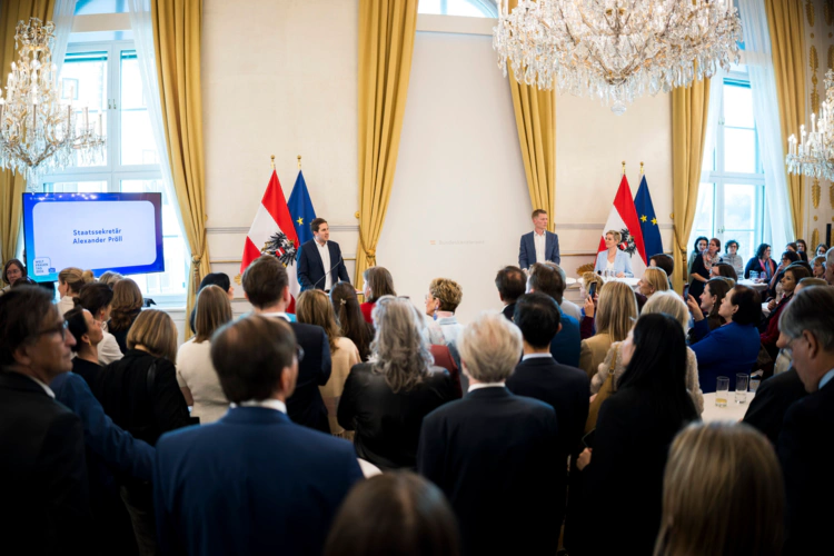 Image credit: [**BKA/CHRISTOPHER DUNKER**](https://fotoservice.bundeskanzleramt.at/bka/staatssekretaer_proell/20260305_Veranstaltungen_Weltfrauentag.html), 2026.