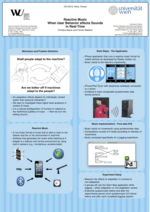 Reactive music: when user behavior affects sounds in real-time